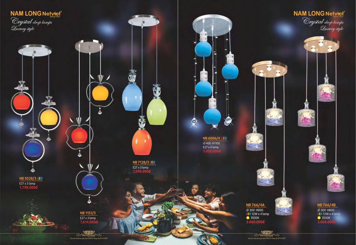 Đèn trang trí NAM LONG Catalogue và Bảng giá tại Bình Dương /Page 52